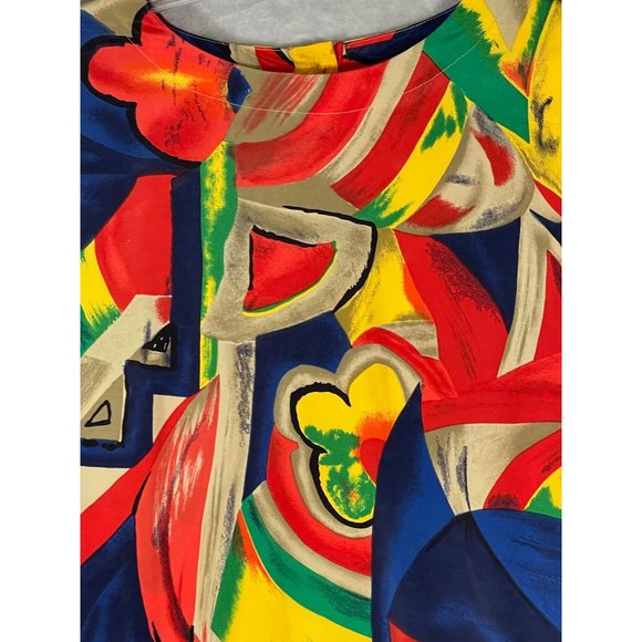 Alfred Dunner womens plus size 18W Blouse multi-color 3 bottons on back pre-owne - Picture 6 of 16